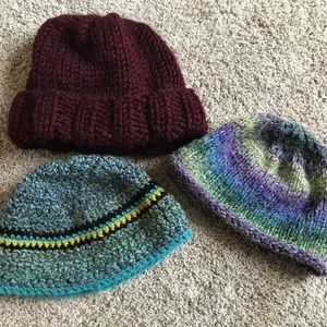 Bundle of 3 Adult Knit Hats – Unisex